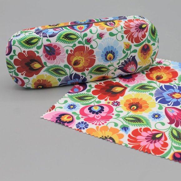 Folkstar Accessories - Eyeglasses case cover hard folklore design new